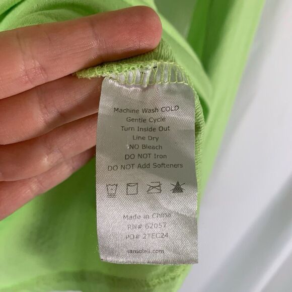 San Soleil Jacket Women's Small Lime Green 1/4 Zip Lightweight Pullover - Picture 7 of 9